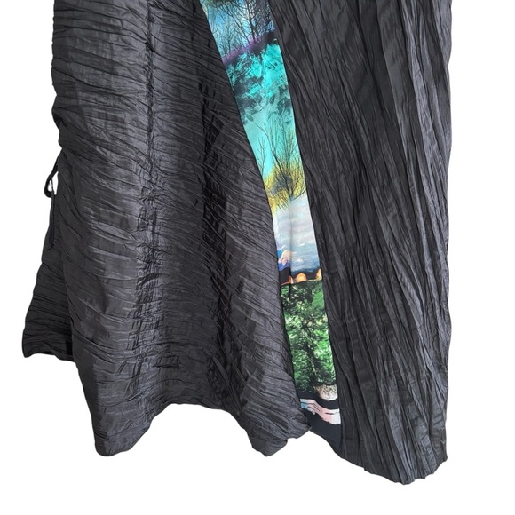 Rare Viviana Gabeiras Colorful Abstract Maxi Dress Art To Wear Women’s Size XL - Picture 9 of 15